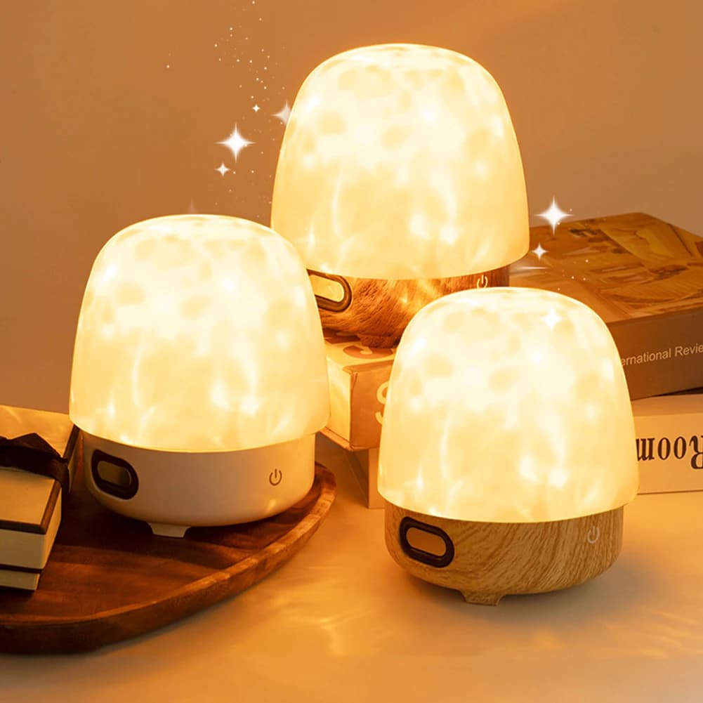 Proiettore Ocean Wave Luce 16 colori Luci d'atmosfera con telecomando e touch Control Altoparlante Bluetooth Proiettore Luci notturne