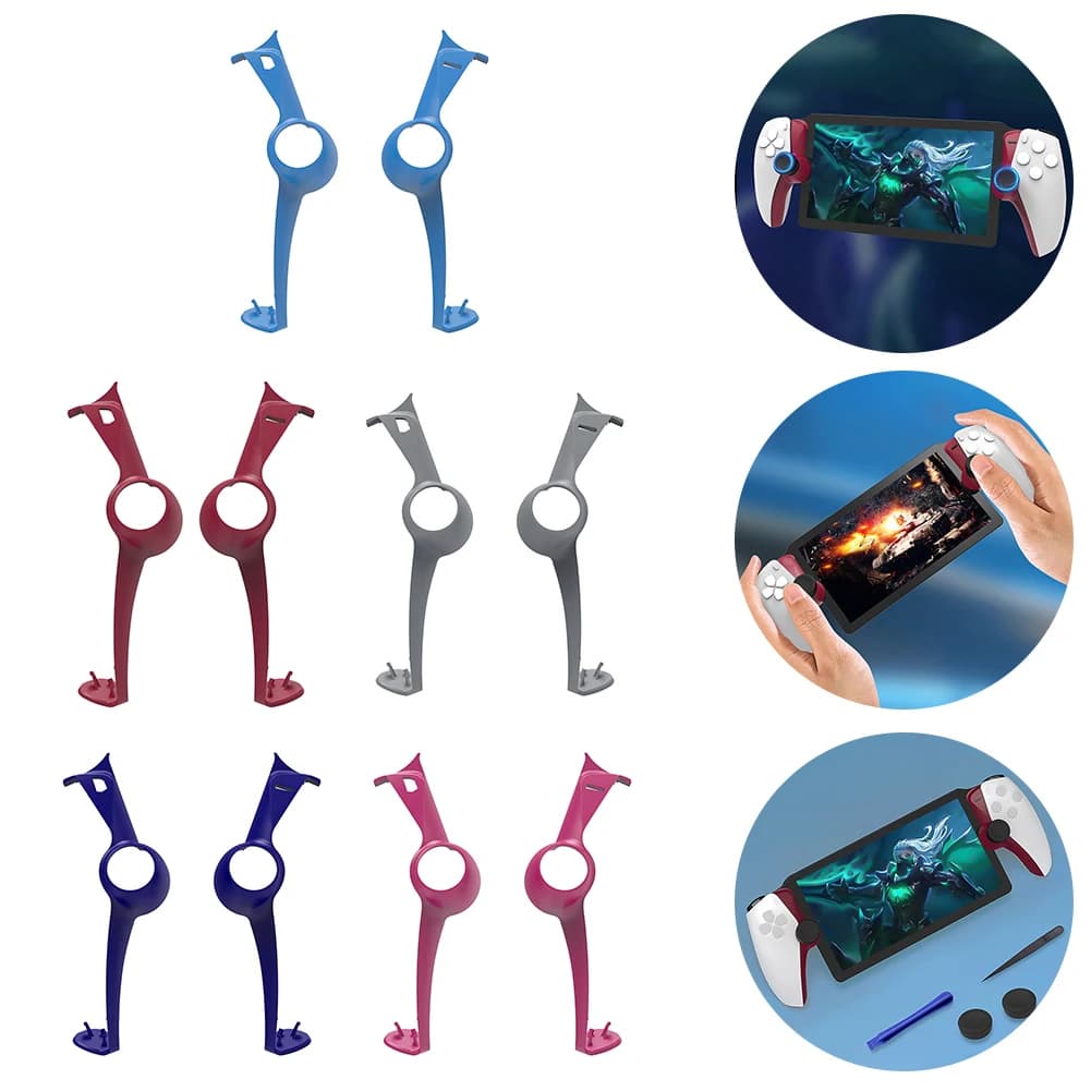 Cover Protettiva in Silicone con 2 Copri-Grip per Pollice, Kit Accessori Decorativi Compatibili con Console PS5 Portal