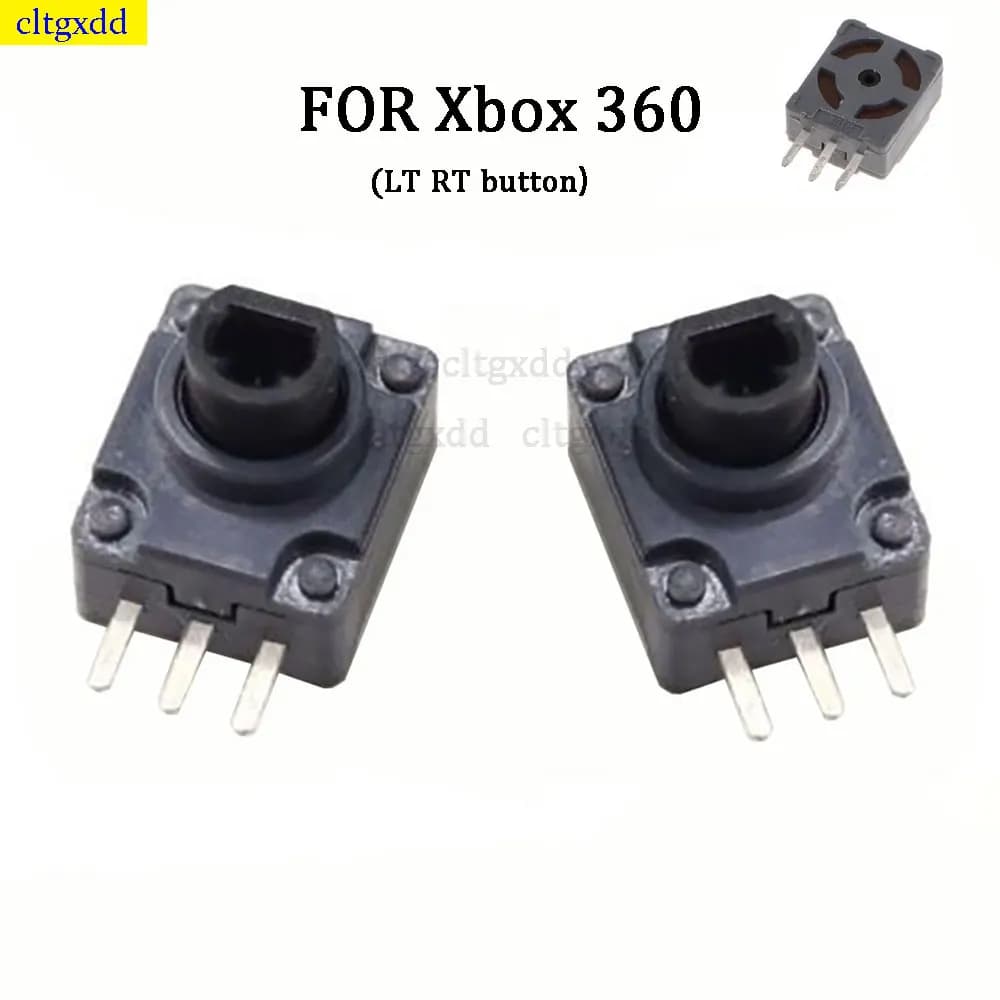Cltgxdd 2 pezzi per controller Xbox 360 LT RT interruttore potenziometro trigger LT RT pulsante microinterruttore accessori di ricambio