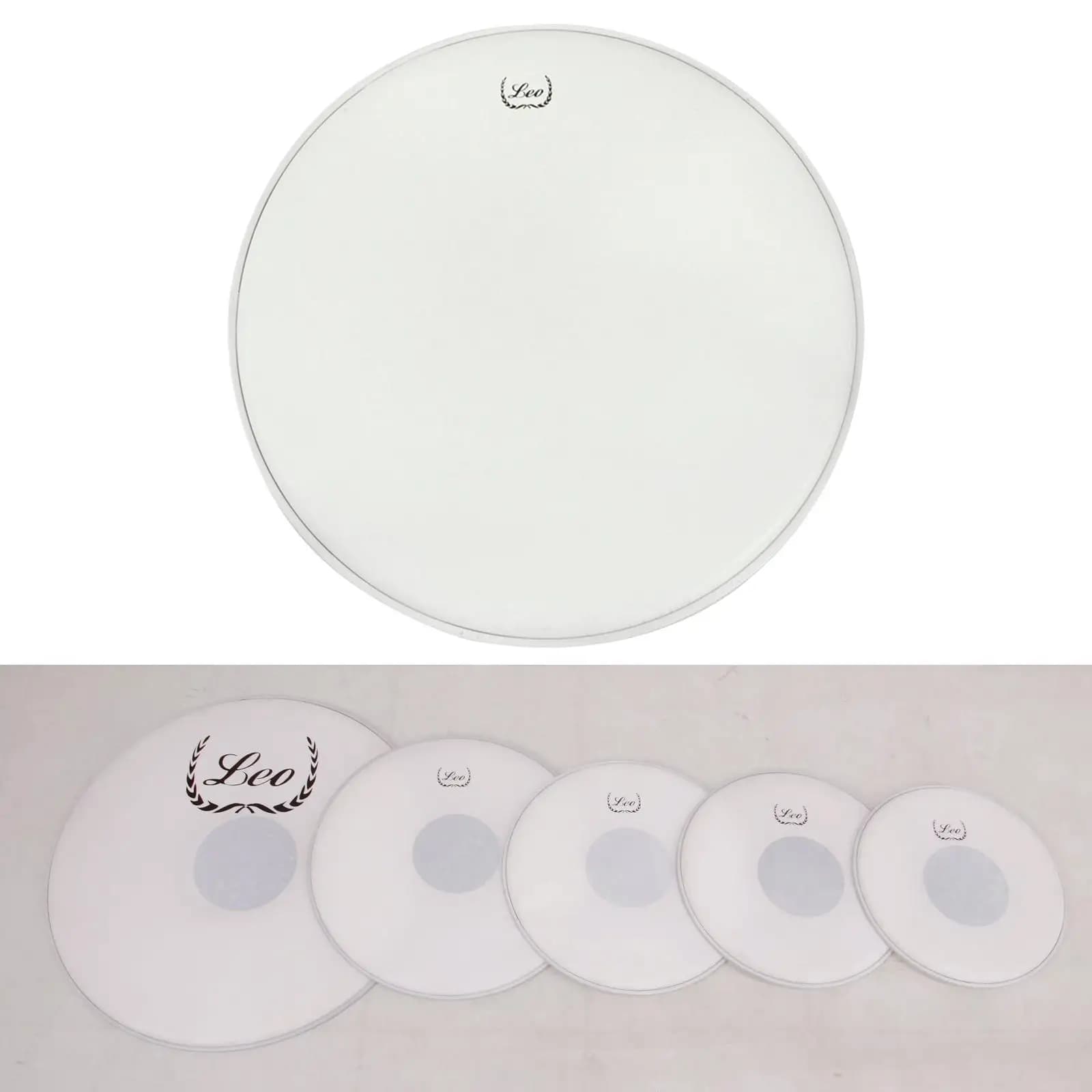 Open Tone PET Snare Drum Head Drum Skin Frosted Surface for Drum Practice Pad Percussion Kit