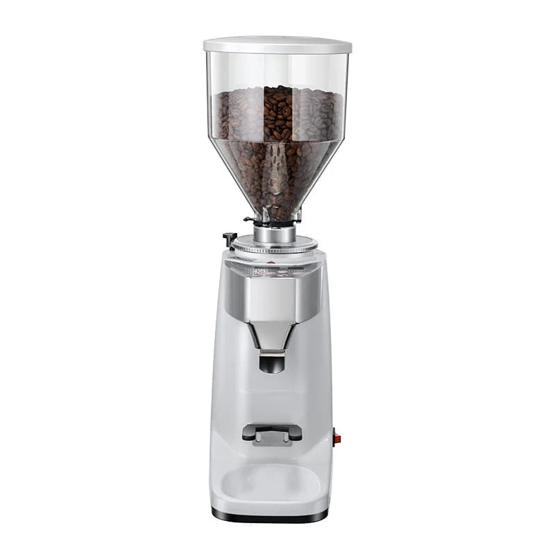 ZW-021 Electric Coffee Bean Grinder, 1000G Bean Hopper, Flat Burr Coffee Grinder, Touchscreen Coffee Bean Grinder