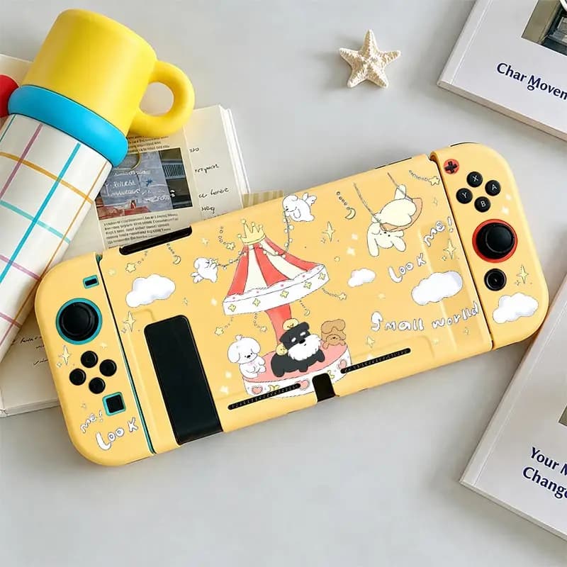 Split-type protective case for Nintendo Switch NS Comfortable Grip Easy To Install Sweat Slip-Resistant Controller Case