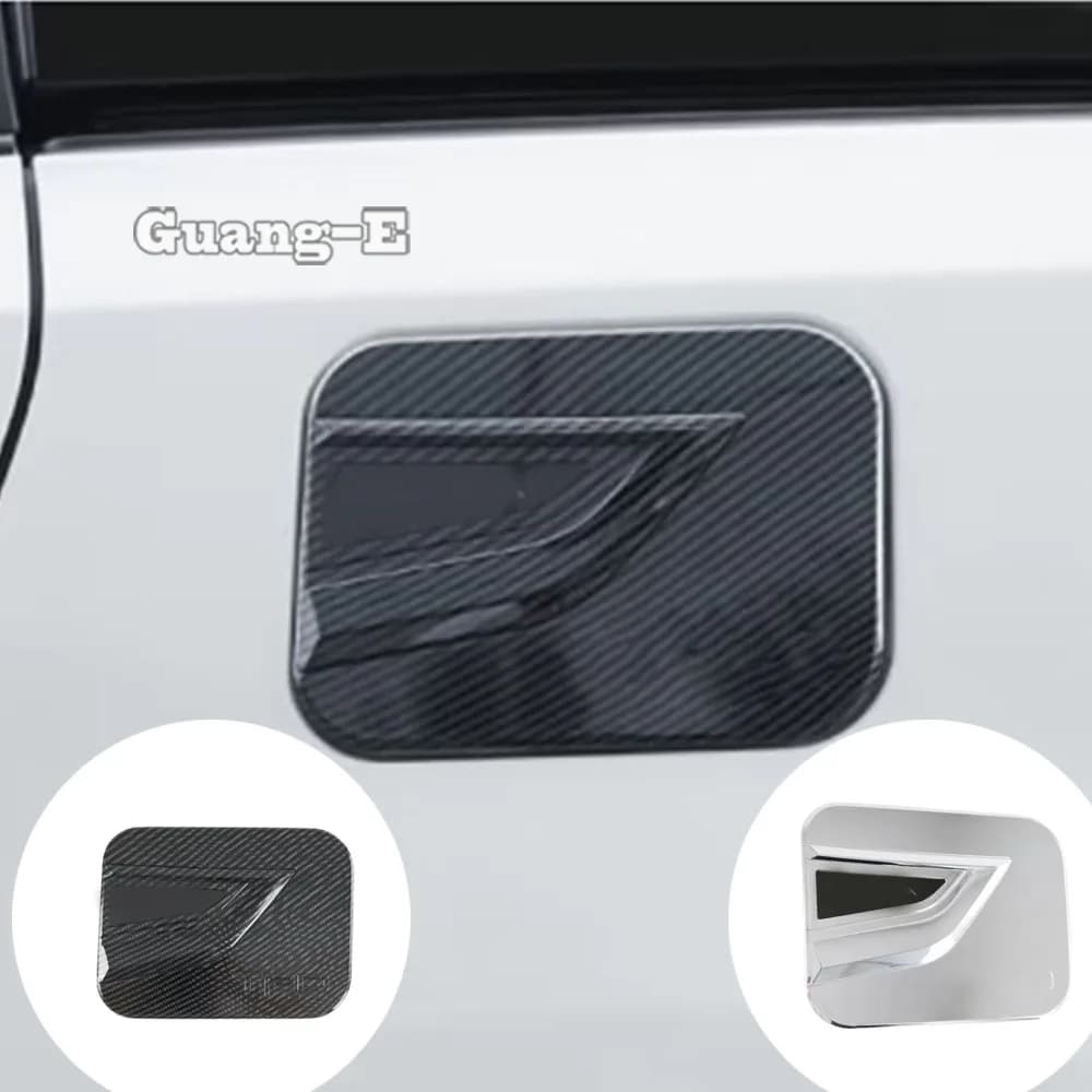 Car Body Gas/Fuel/Oil Tank Cover Cap Stick ABS Chrome/Carbon Fiber Auto 1PCs For Toyota Sienna 2015 2016 2017 2018 2019 2020