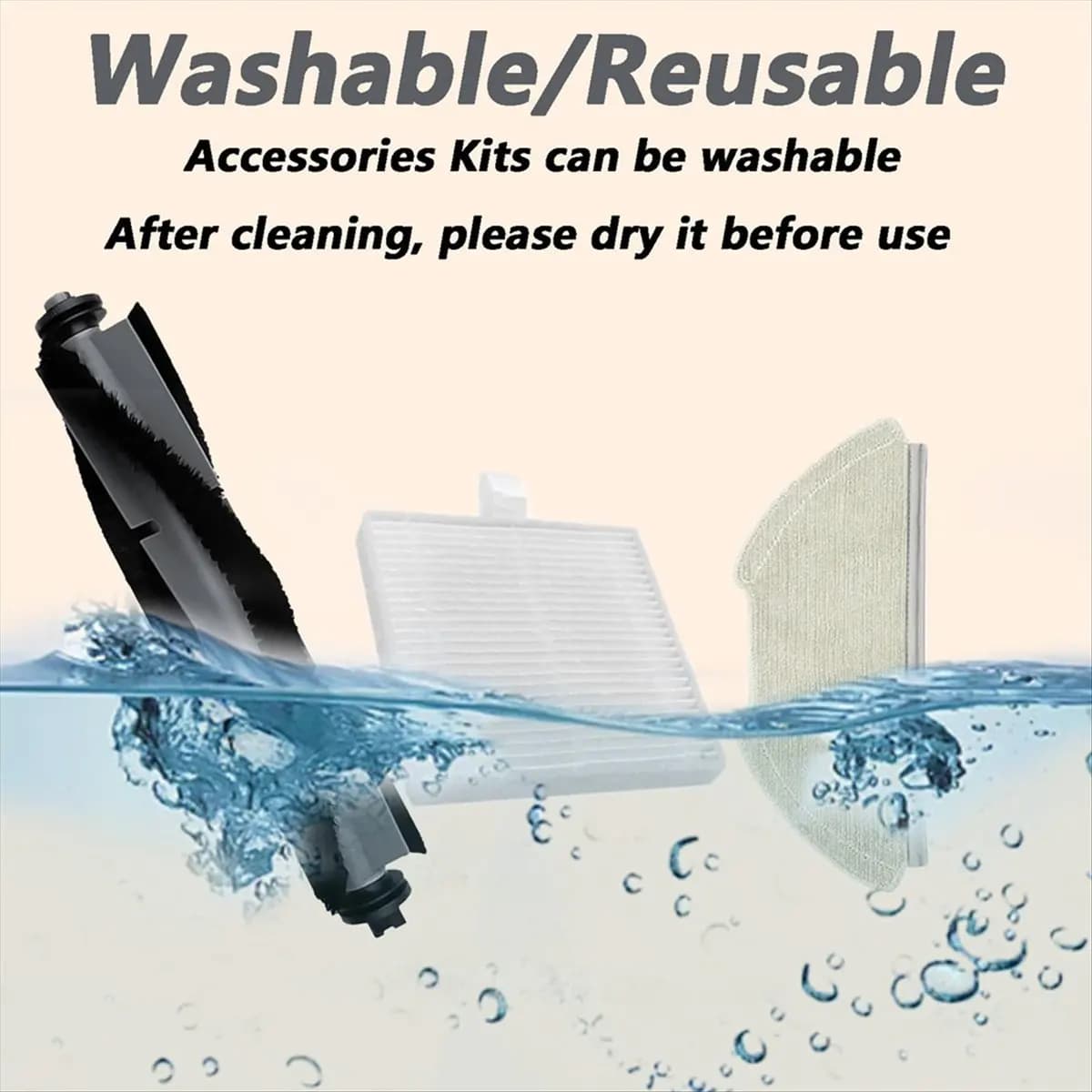 A92G New Accessories for T20+ Vacuum Cleaner Replacement Parts Main Roller Brush Mopping Pad HEPA Filters Dust Bag