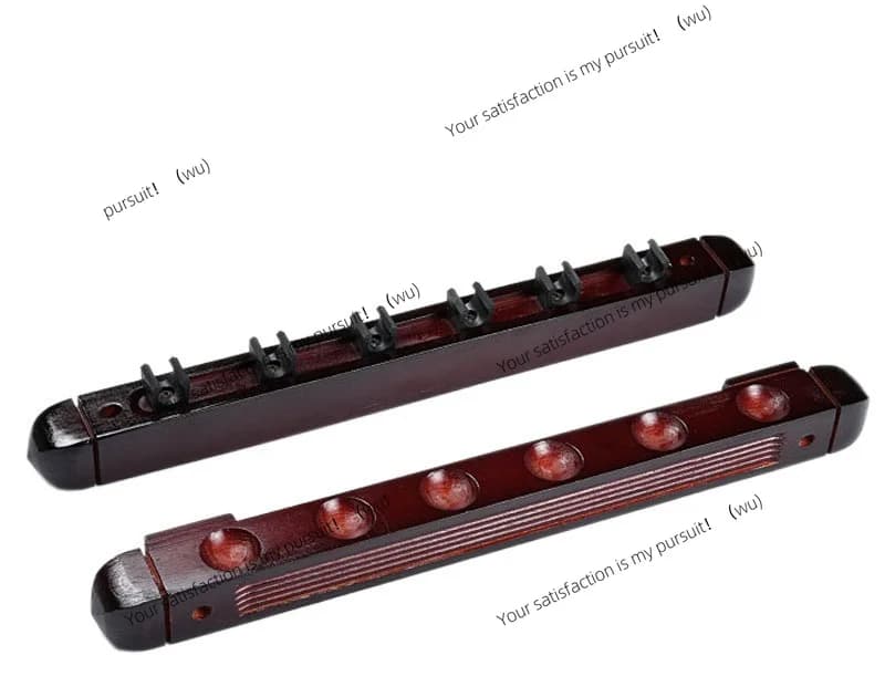 for Wall Mount Solid Wood Billiard Cue Rack 6 Hole 8 Hole Pool Cue Holder Billiard Hall Storage Accessory
