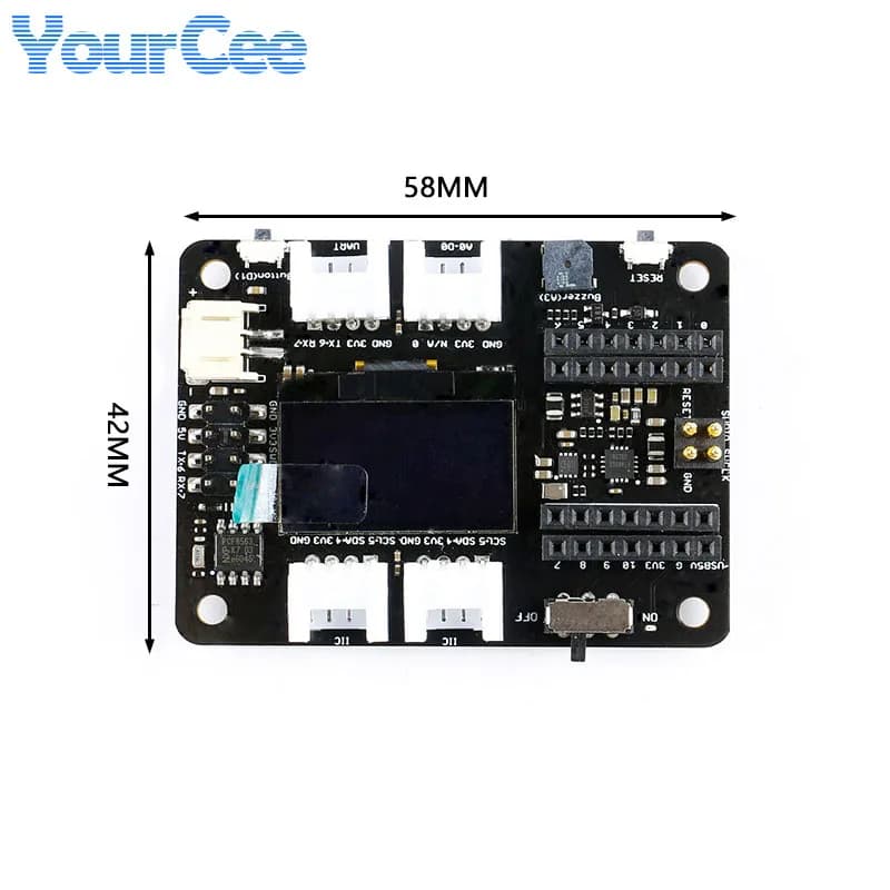 Seeeduino Xiao Seeed Scheda di espansione microcontrollore Seeed Modulo scheda di sviluppo Seeed Display schermo OLED motore per Arduino