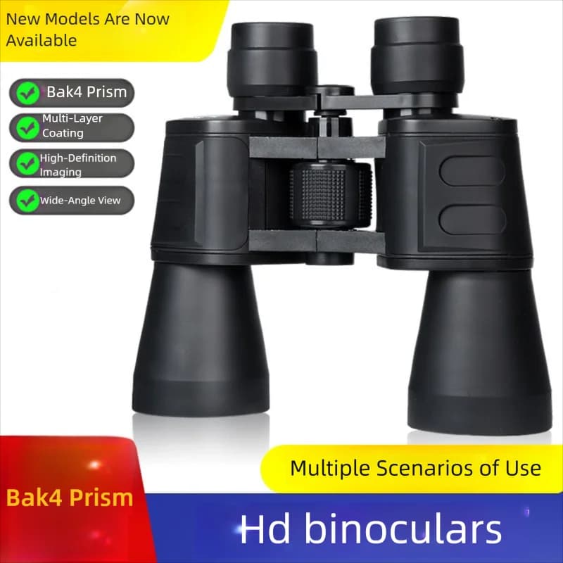 Binocolo ad alta definizione con prismi BA4K, binocolo potente a lunga distanza 20X50, indice altamente rifrattivo, rivestimento multistrato