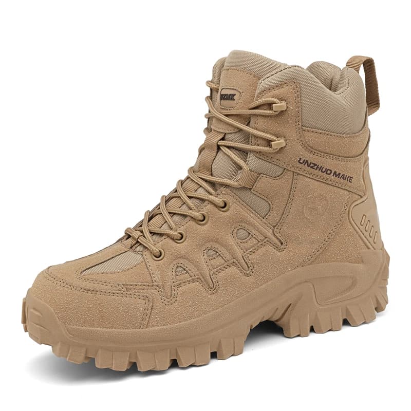 Scarpe da trekking Stivali da uomo Outdoor Mid-top Stringate Scarpe da uomo durevoli Comode scarpe sportive casual antiscivolo da uomo