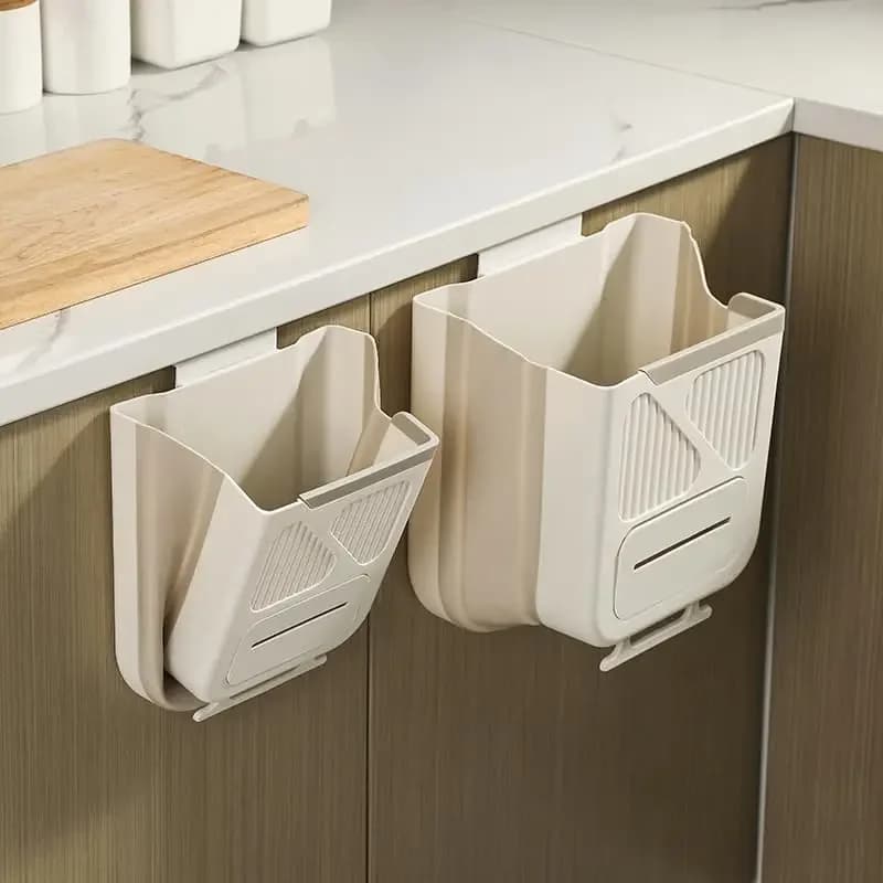 Pattumiera per camper Pattumiera sospesa Pattumiera per camper Pattumiera pieghevole Armadio da cucina per uso domestico Appeso per riporre i rifiuti per la cucina