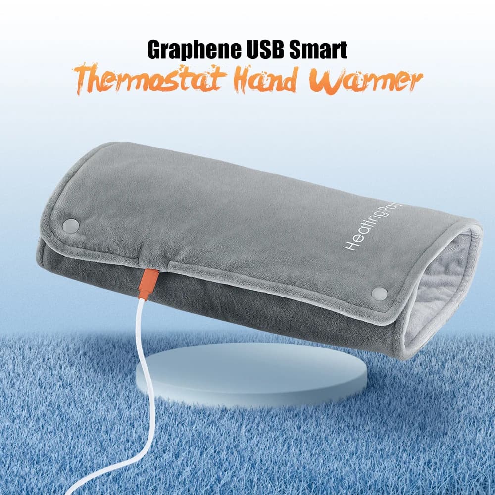Coperta riscaldante elettrica Tappetino per impacco caldo multifunzionale Tappetino per riscaldamento invernale in grafene Coperta termica con ricarica USB