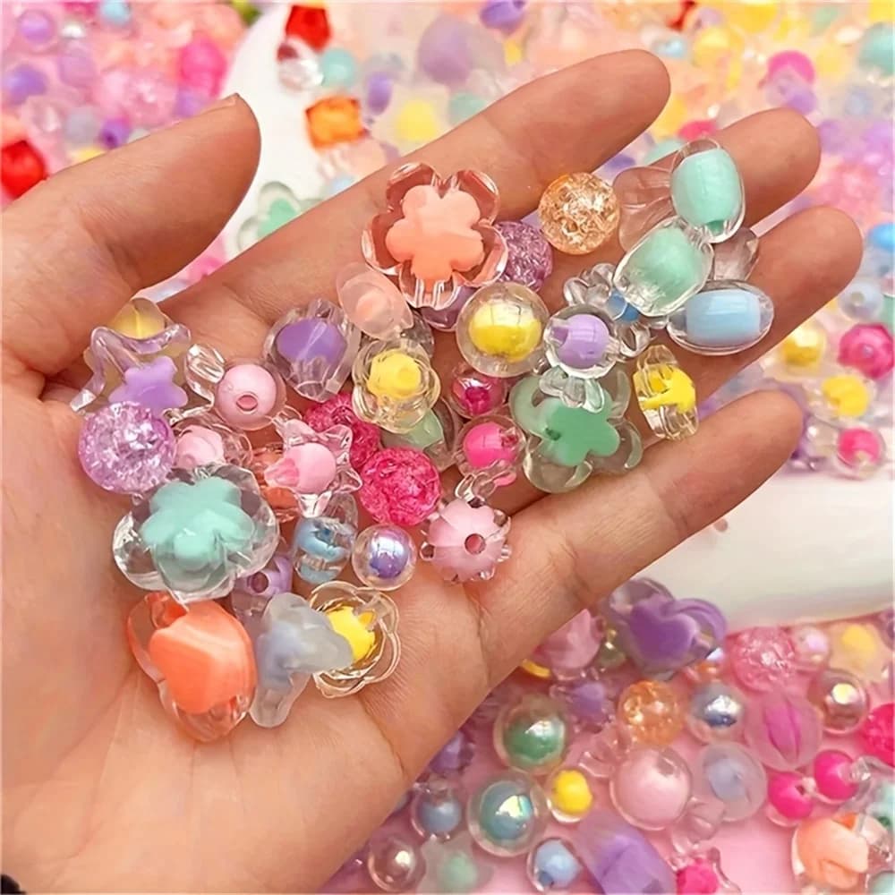 30g/bag 6-12mm Mixed Cute Styles Loose Beads ForJewelry Making Creative DlY Bracelet Necklace Decors Beaded Supplies