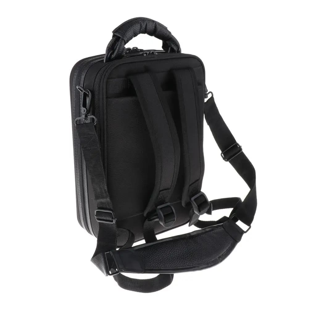 Clarinet Case Box Handbag Backpack Black Material for Clarinet Storage Woodwind Instrument Carrying Solution
