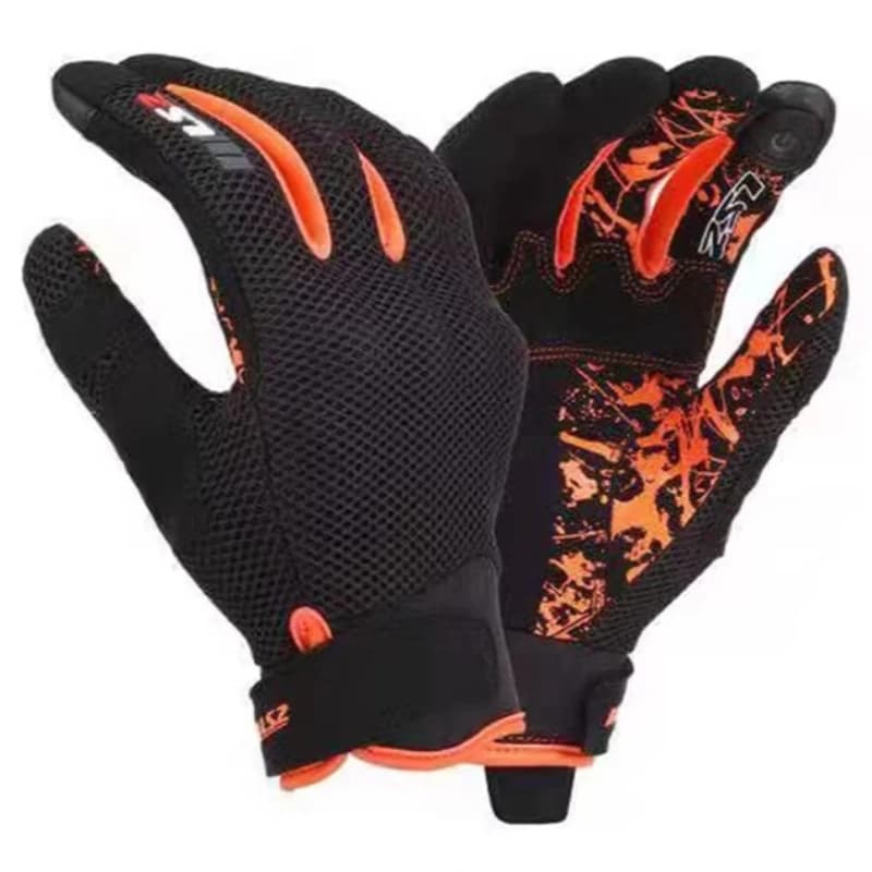Guanti Estivi da Moto Antiurto e Antiscivolo, Guanti Touch Screen per Motocross, Protezione Completa delle Dita, Traspiranti