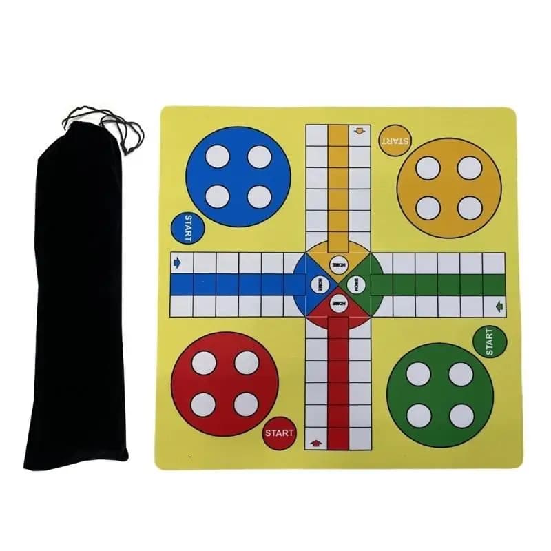 U13F Set scacchi per Ludo adatto ai viaggi tappetino per mouse da 35 per giochi in famiglia
