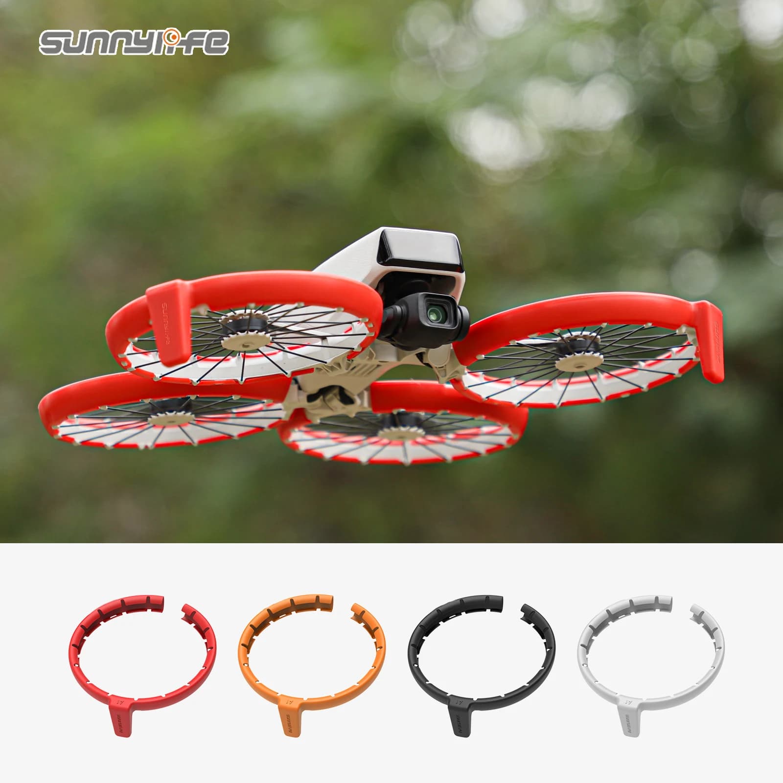 For DJI Flip Anti-collision props Shock protection rings Plastic anti-drop light protection for DJI Flip drone accessory
