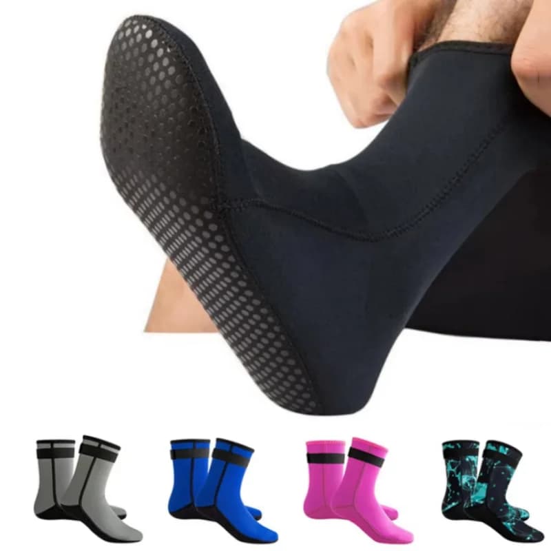 Neoprene socks with high cut Beach volleyball socks for diving Swimming socks Surf Snorkeling Fishing Water boots Socks