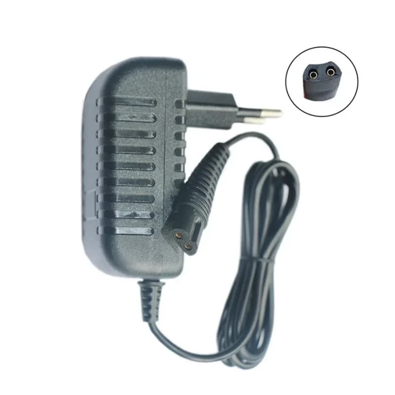 Per Braun Rasoio 12V 0.4A Spina A muro Adattatore di Alimentazione CA Caricatore Serie 1 3 5 7 9 per 3731 3730 3020 5010 5517 5408 300S 3010S