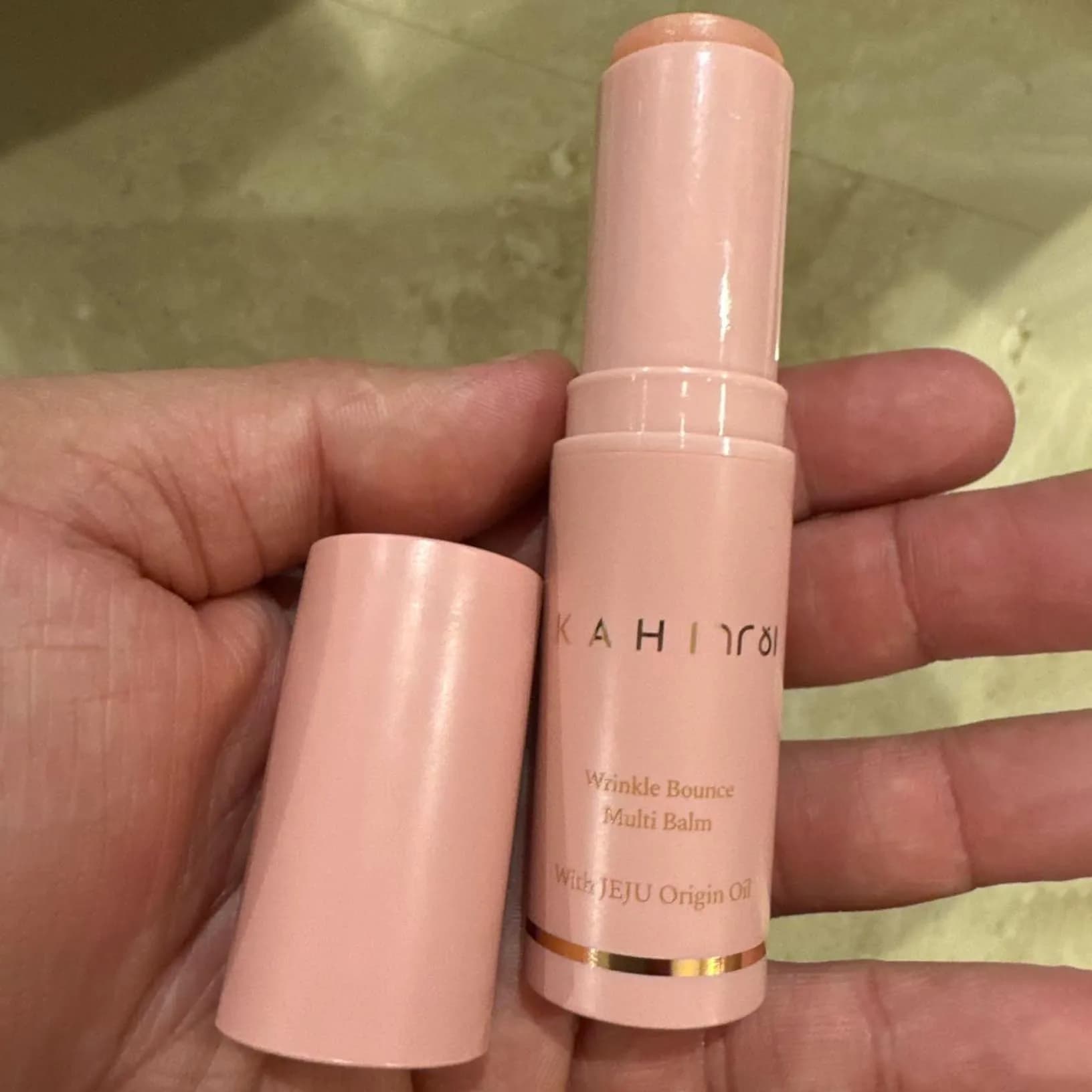 KAHI Wrinkle Bounce Multi Balm Stick PDRN Collagen: Stick Antirughe, Balsamo Labbra Idratante, Crema Contorno Occhi, Crema Collo, Rassodante per la Cura della Pelle