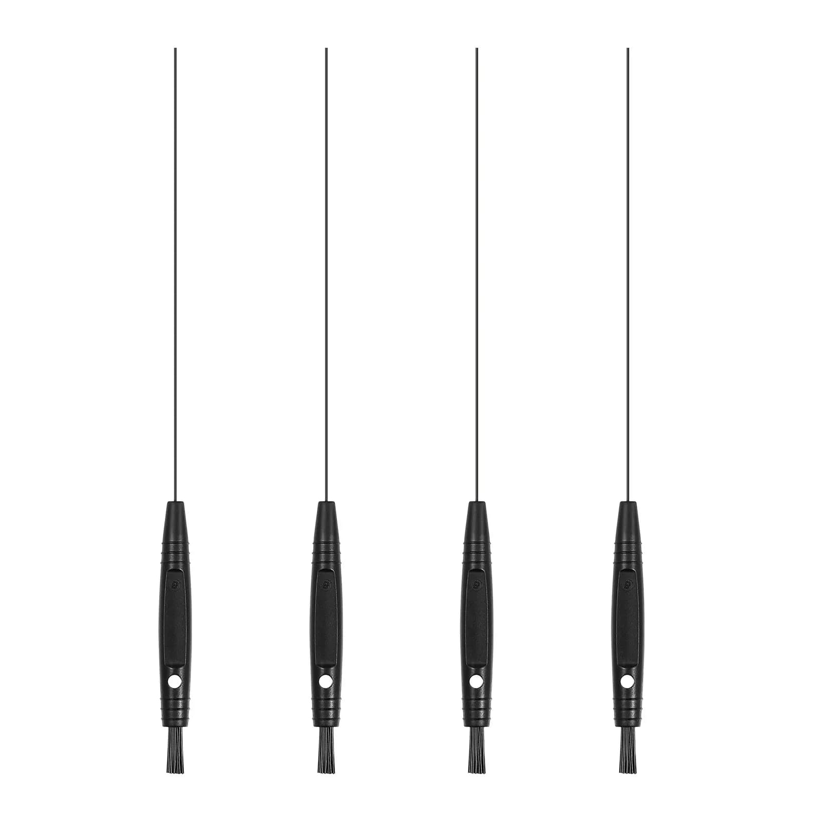 Bastoncino per la Pulizia di Apparecchi Acustici, Strumento di Manutenzione per Auricolari, Spazzola per Amplificatori in ABS, Filo Lungo Antiscivolo, Nylon Durevole e Versatile