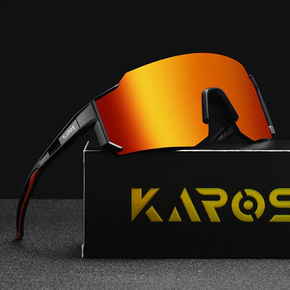 KAROS Extreme Fashion Sports Goggles UV400 MTB Cycling Driving Shockproof Unisex With Box