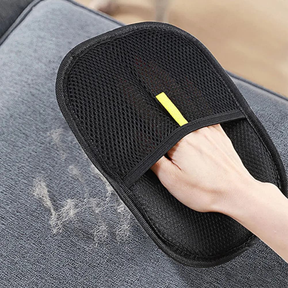 Pet Grooming Gloves Pet Hair Remover Gloves Deshedding Brush Glove for Dog Cat Rabbit with Long/Short/Curly Hair