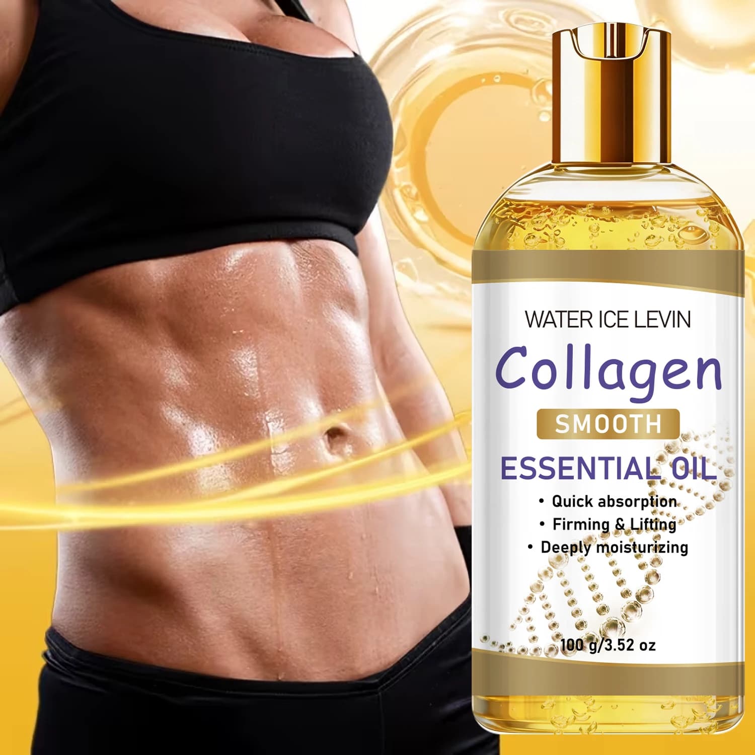 Oil Body Hydrating Collagen, Rassodante and Toning for a Lyscia and Sana Skin
