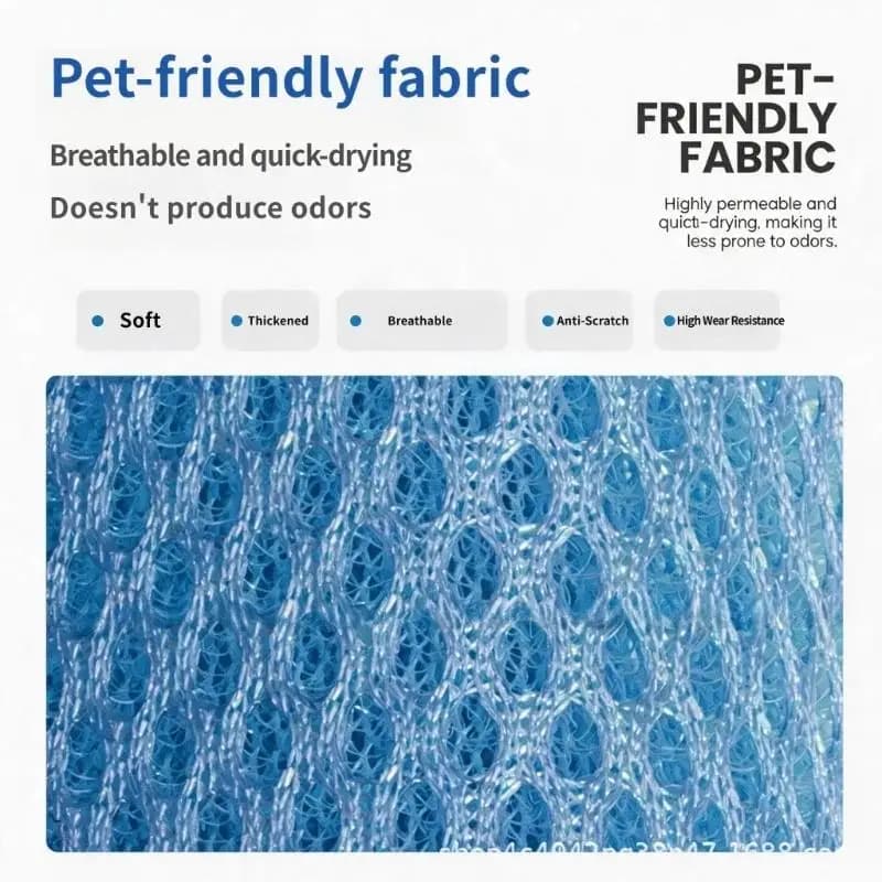 652F Routine Washing Wrap with Suction Cup and Net Fabric, Blue Sleeve