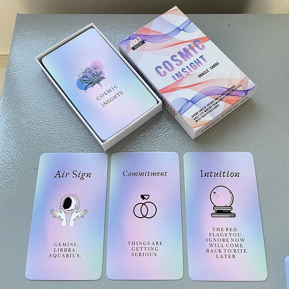 Cosmic Oracle Deck Profeta Profezia Tarocchi Divinazione Versione inglese Fortune Telling