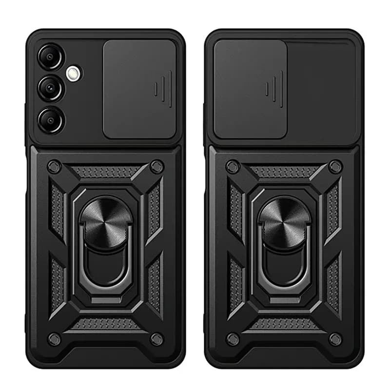 For Samsung Galaxy A26 A23 A24 A25 A22 4G 5G Silicone Soft Case Slide Lens Protection Armor Phone Case Ring Holder Cover Cases
