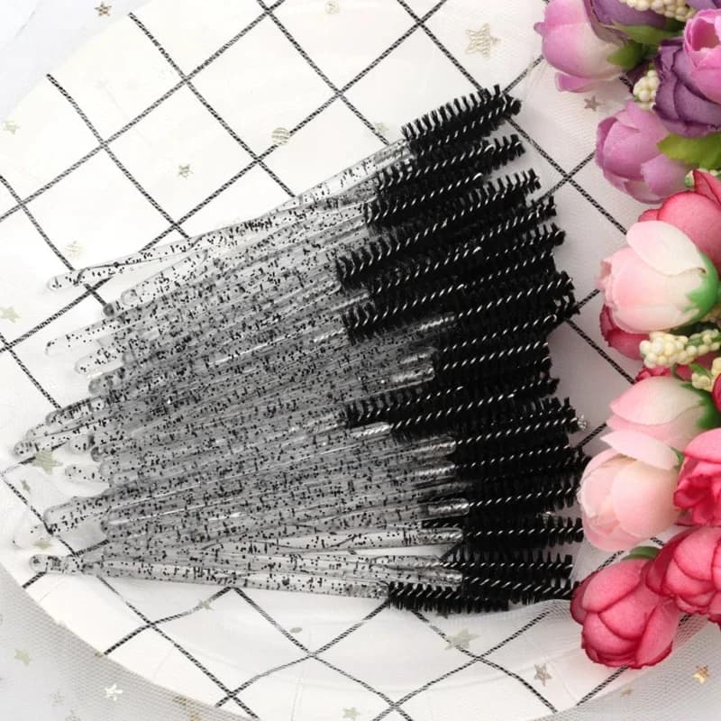 Lashes Extension Tools Eyebrow Eyelash Brushes False 5/50 Pcs Eye Brush Mascara Wands Applicator Spoolers Lashes Cosmetic Tool