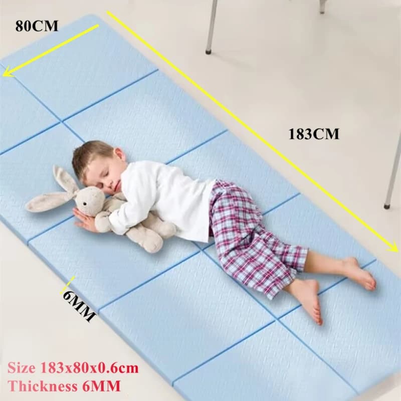 6 mm thick folding workouts and exercises on the floor Yoga exercises mat 183x80 cm yoga mat Easy to store Training for travel Pilates
