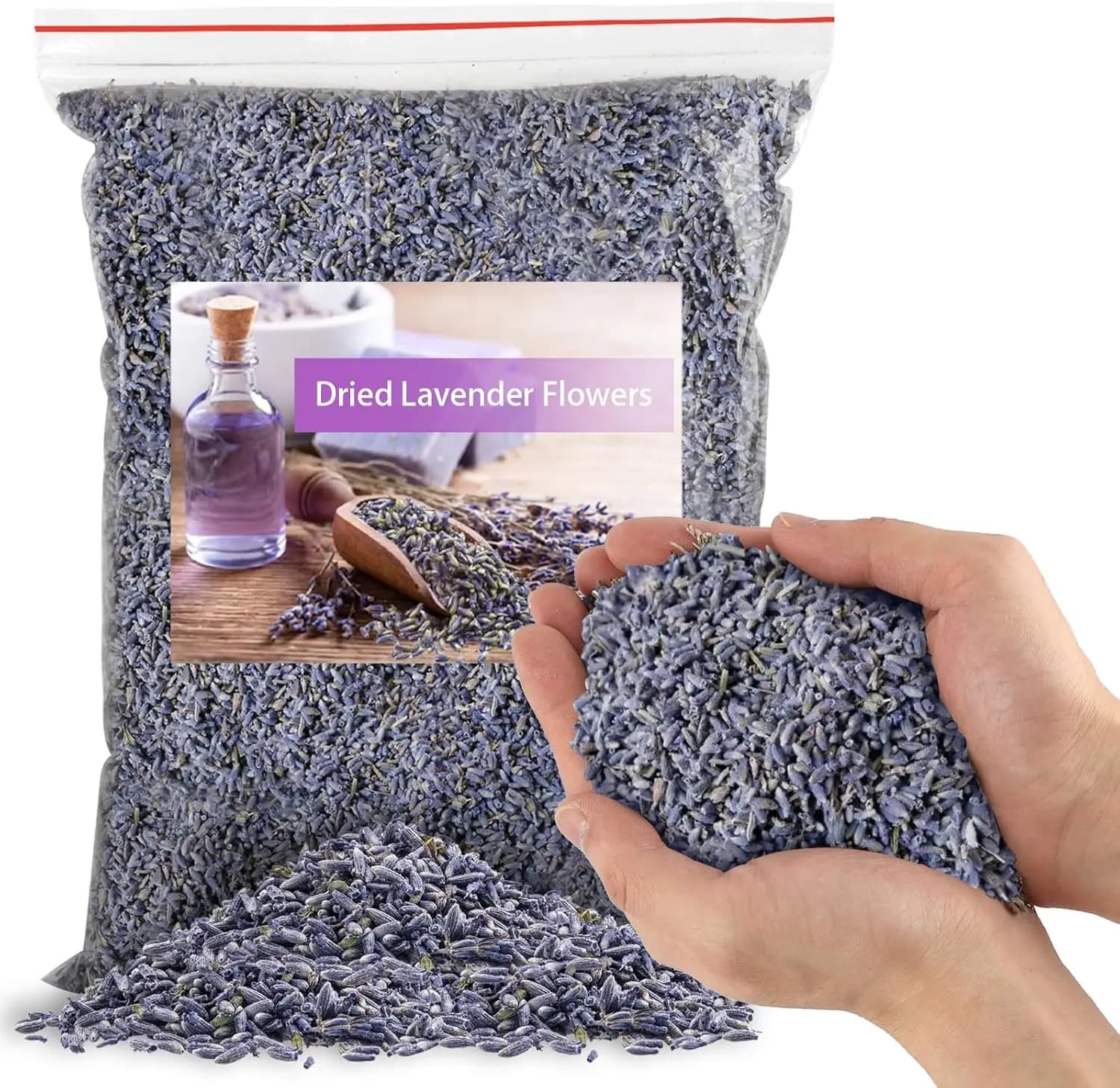 Fiori secchi di lavanda aromatica naturale premium per riempire candele/sapone/incenso che realizzano decorazioni per la casa di nozze
