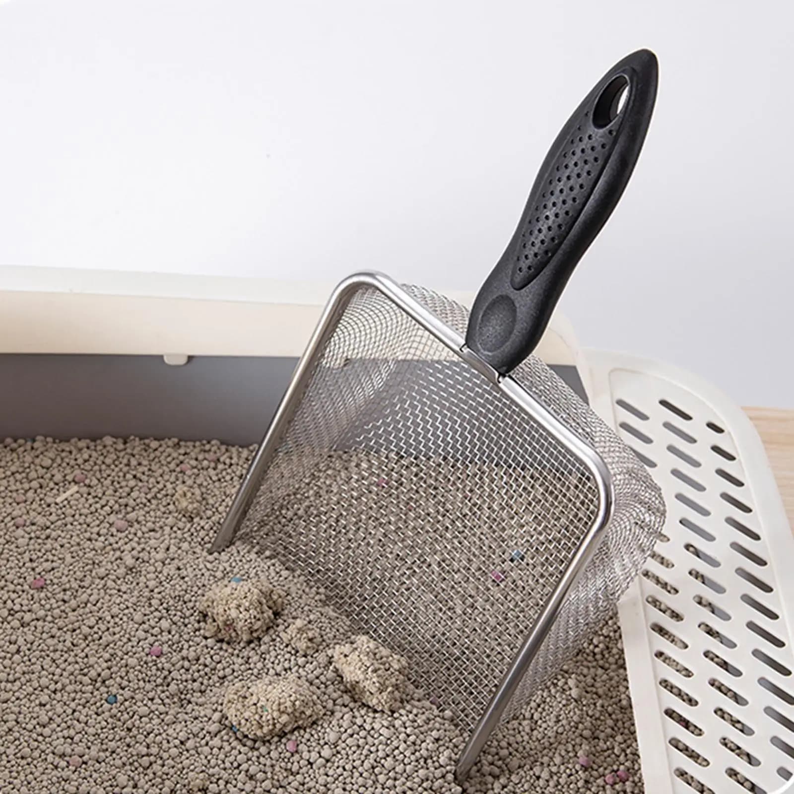 Cats Litter Cat Litter Scoops Easy to Screen Sand Deep Shovels Kitty Metal for