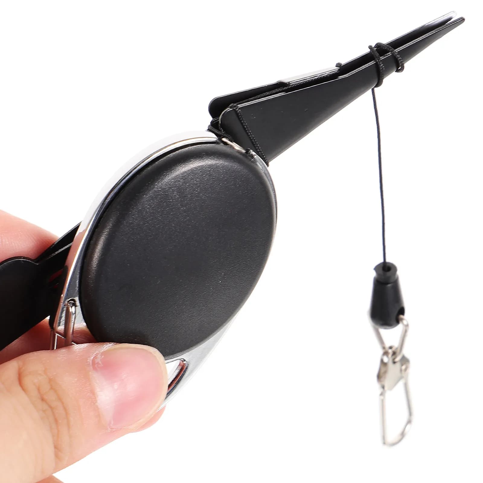 Set Professionale di Attrezzi per Nodi da Pesca, Formato Carta di Credito, Portatile, Adatto per Pesca a Mosca, in Mare e in Piscina, Kit per Legare Nodi