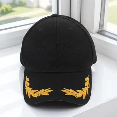 Baseball Hat Embroidered Captains Style Cotton Polyester Breathable Sunshade Cap Outdoor Camping Boating Tennis Hiking Cap