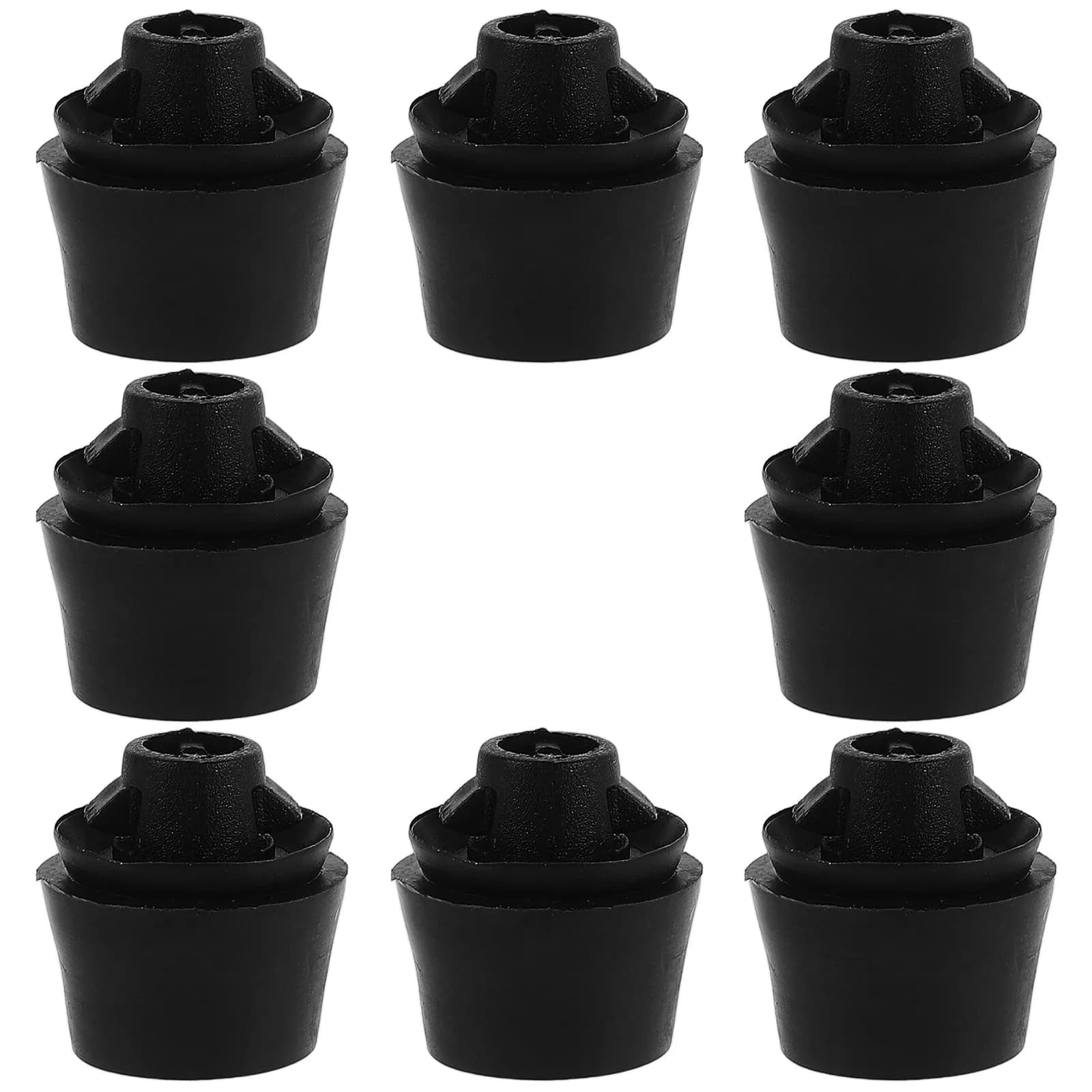8pcs Car Door Rubber Bumper Stoppers For Models, Front Overslam Shock Pad, Edge Guard Protection, Car