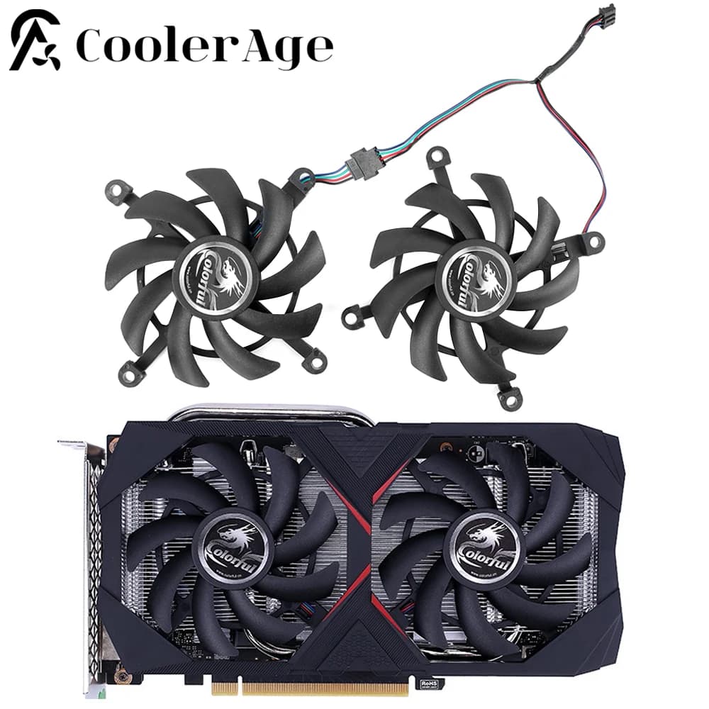 Nuova ventola di raffreddamento 85MM di ricambio per GeForce RTX colorato 2070 2060 2060S SUPER 1660 Ti 1660S 1650S 1650S S ventole di schede Video grafiche