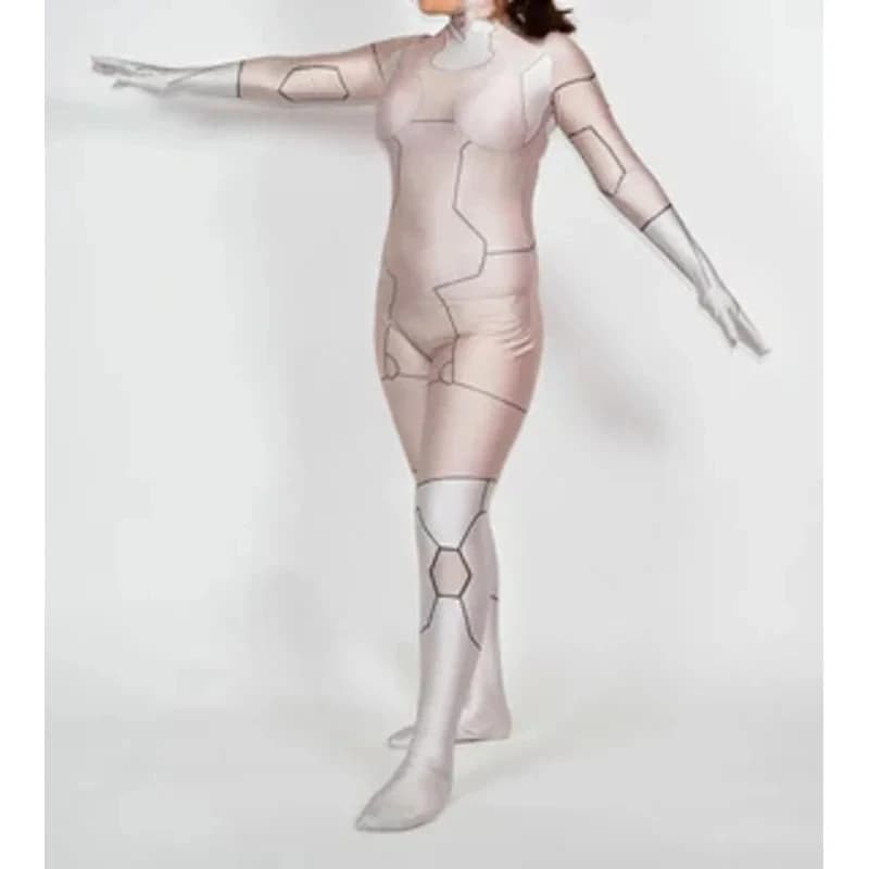 ♥ Nuovo Costume Cosplay Ghost in the Shell 2026, Majer, Tuta Stampata in 3D, Zentai di Halloween per Adulti ★ ★ ★