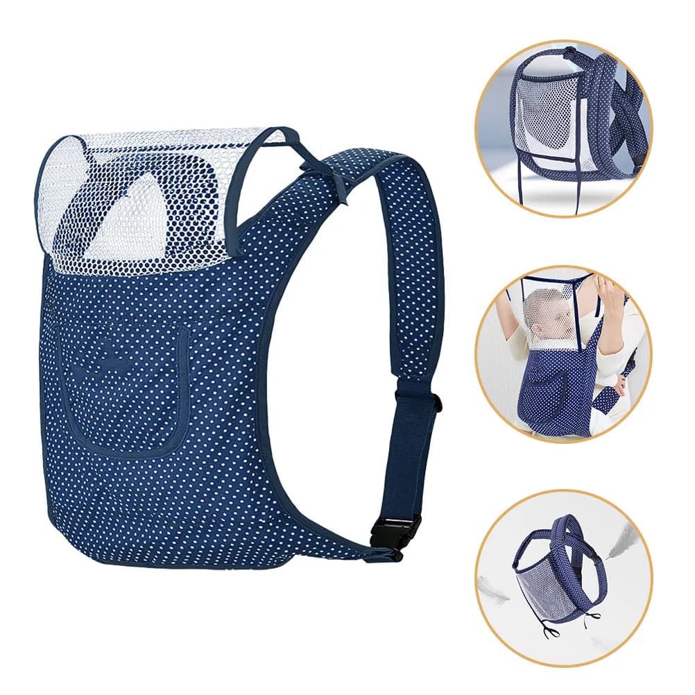 Marsupio Portatile per Neonati e Bambini, Regolabile, Traspirante, Ergonomico con Supporto per la Schiena, Comodo per i Viaggi