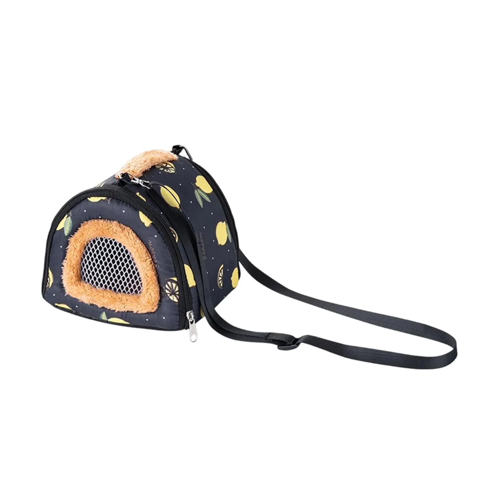 Trasportino Portatile per Criceti con Finestra a Rete Traspirante per Piccoli Animali Domestici, Borsa da Viaggio Piccola