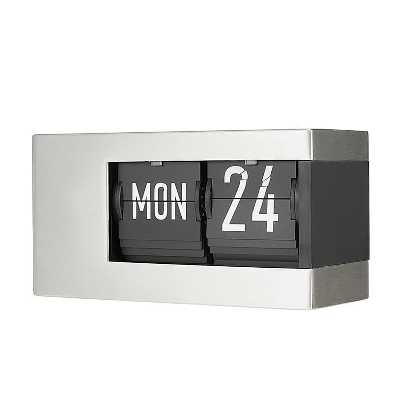 Moderno e semplice calendario pagina che gira orologio da tavolo moda decorativa orologio a pendolo giapponese leggero lusso intelligente