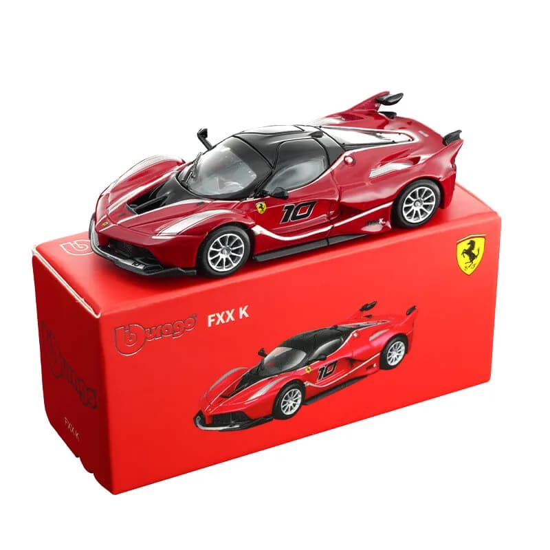 Bburago 1:64 Diecast Car Model Ferrari Fxx K Collectible Alloy Vehicle Toy Diecast Race Play Vehicles Collectible Gift for Boys