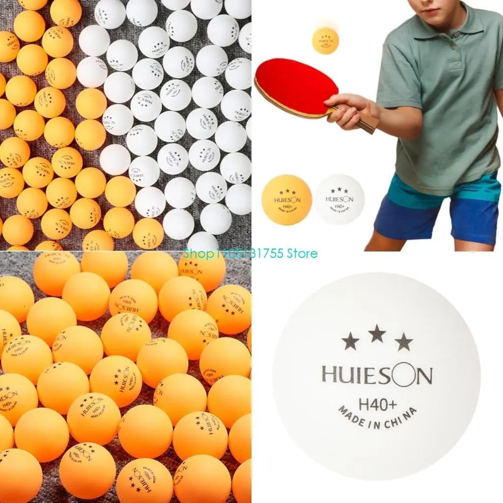K0EF Pingpong Balls Set, Advanced 3-Star Table Tennis Balls, Bulk Pingpong Balls for Competition and Training, Pack of 50Pcs