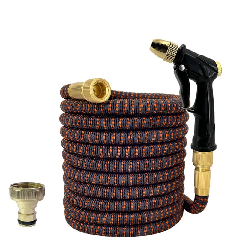 Tubo da Giardino Espandibile 25ft-125ft in Gomma, Tubo Magico ad Alta Pressione con Pistola ad Acqua per Irrigazione e Pulizia Giardino e Fattoria