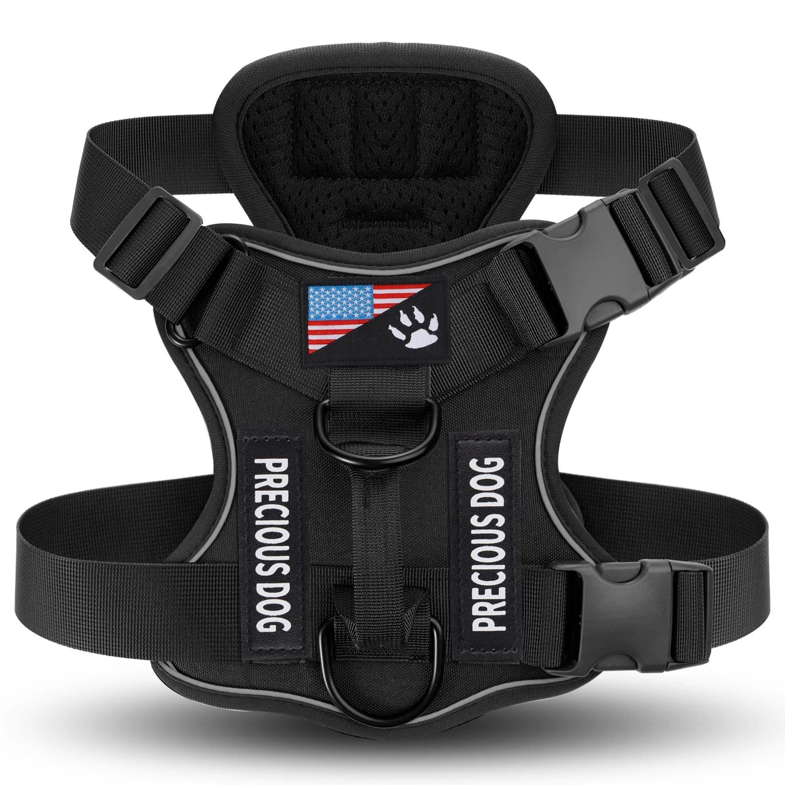 Large Dog Tactical Harness Night Reflective Vest Style Pet Dog Accessories New Accessory for Small Dogs
