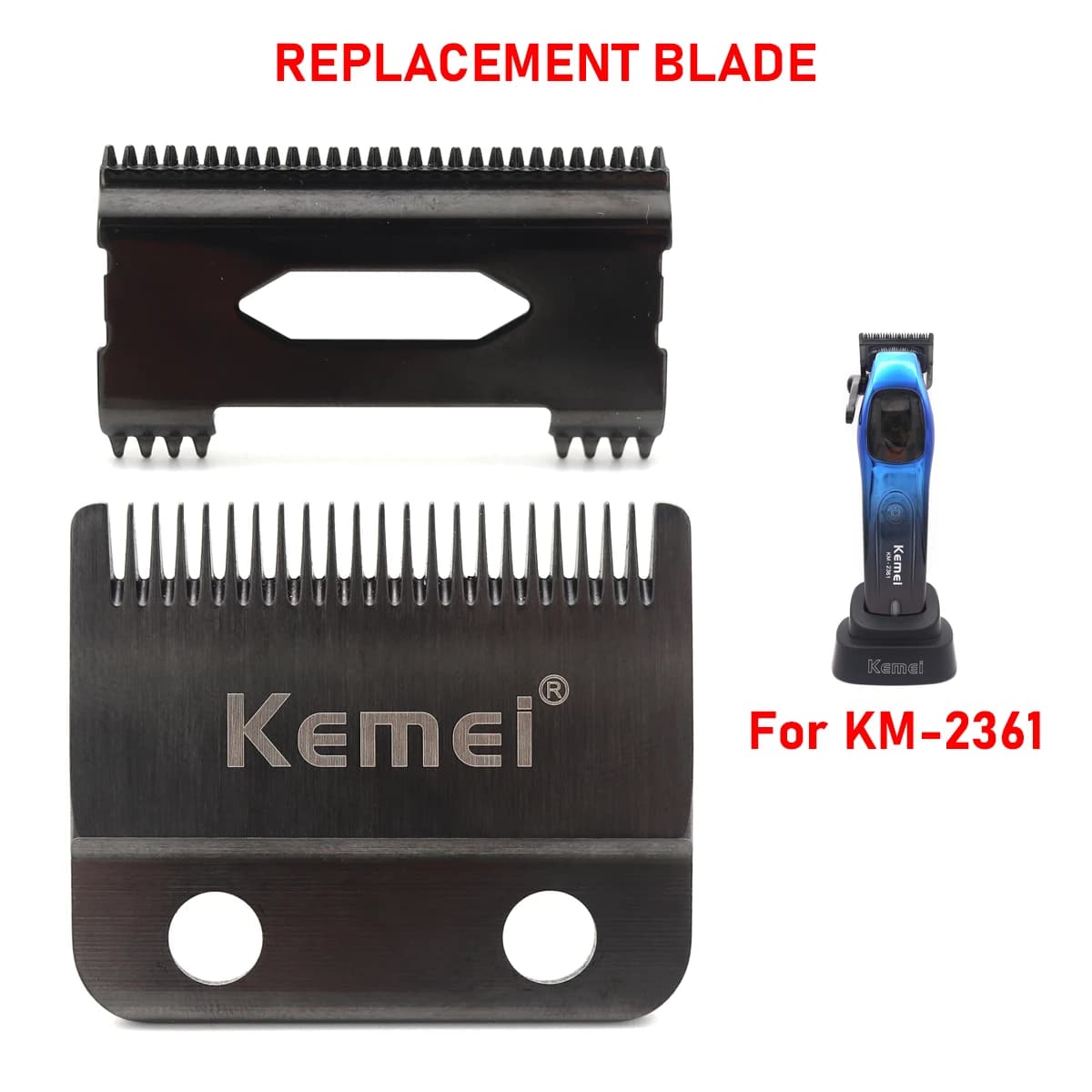 Kemei KM-2361 Blade DLC Haircut Trimmer Blade Replacement Original Cutting Head Professional barber accessories