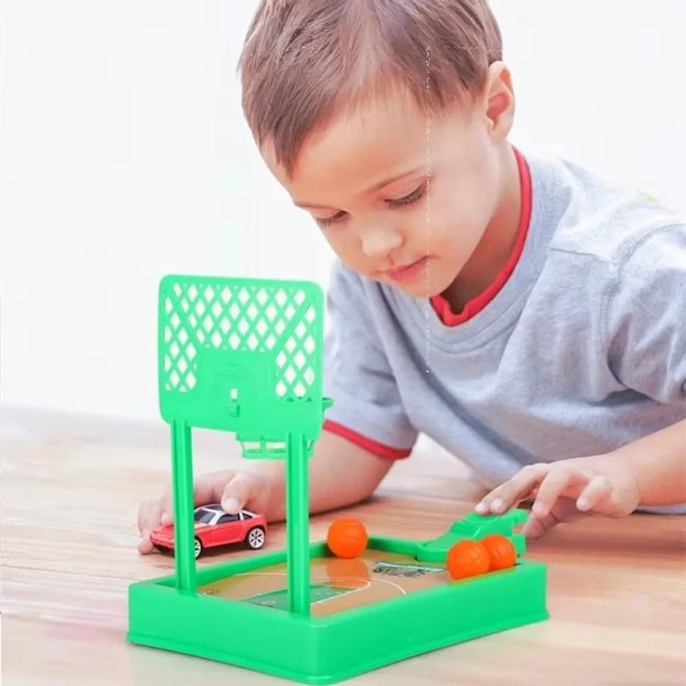 Nuovo mini set da gioco di basket divertente portatile macchina da basket da tavolo novità set da gioco da viaggio o per ufficio