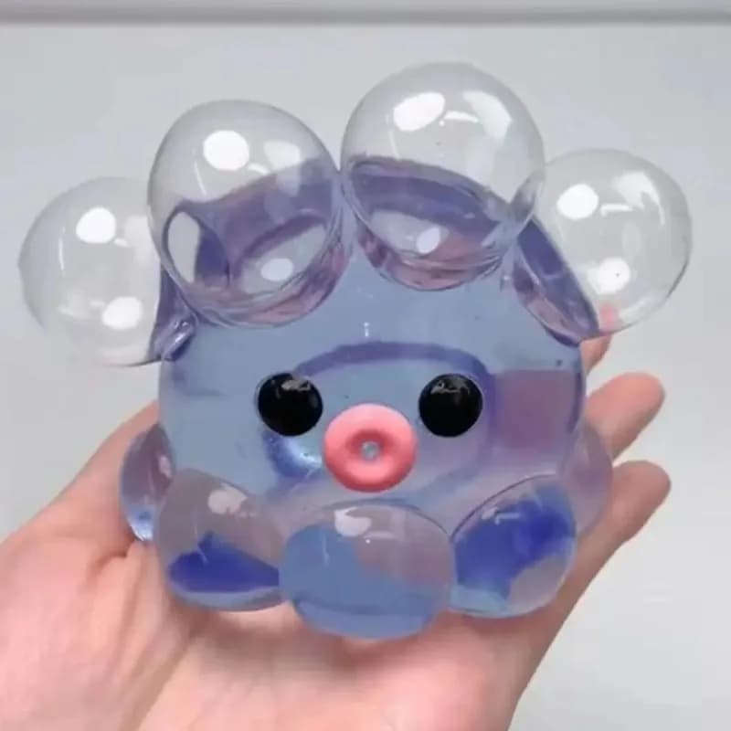 Giocattolo Squishy Bubble Pop Fidget, palla sensoriale da spremere e popper di polpo, giocattolo anti-ansia per adulti e bambini, regalo divertente per feste ASMR