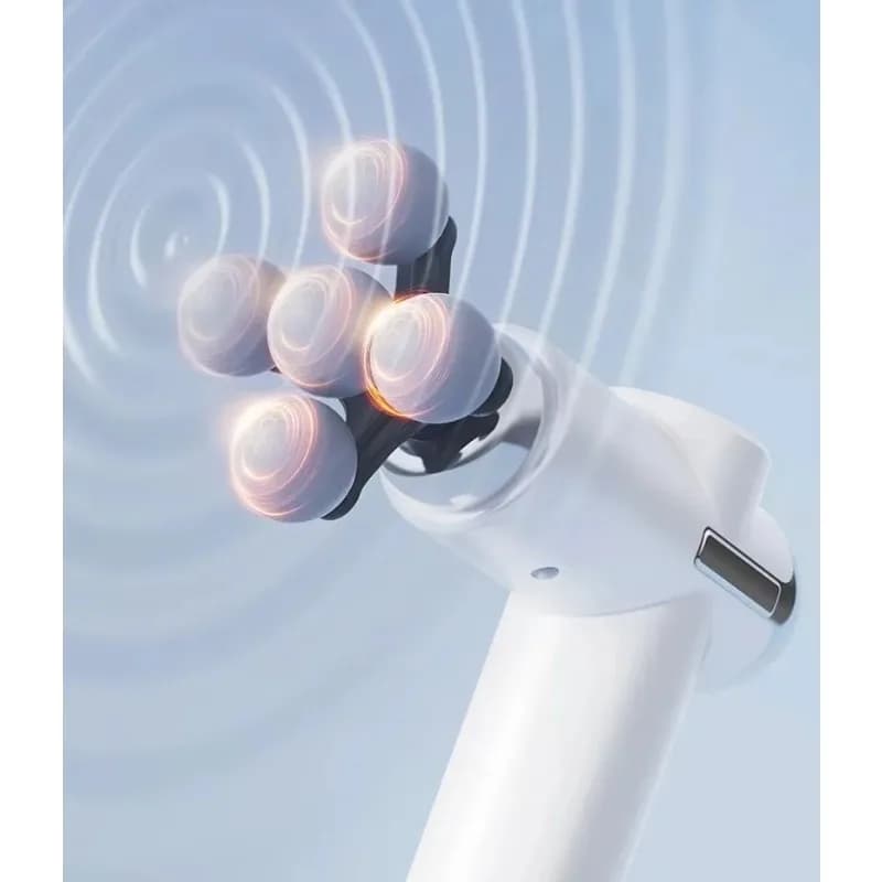 2Pcs Portable Multi-Heads Fascia Gun High Torque Brushless Motor 2200-3600RPM 1200mAh Rechargeable Muscle Massage Device