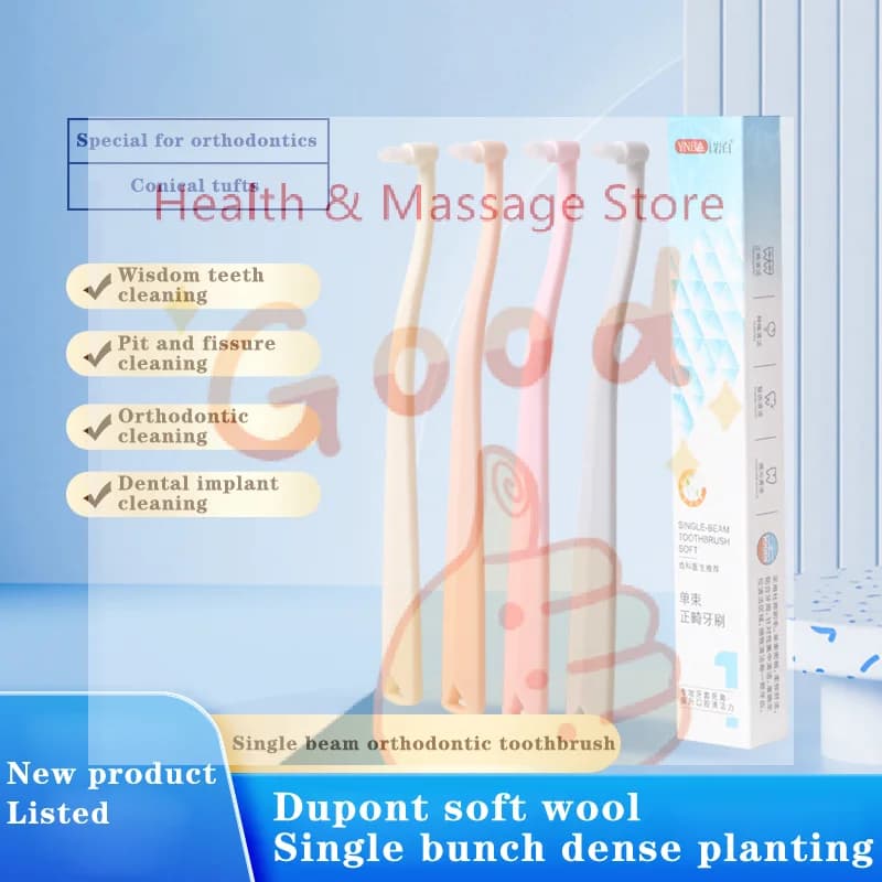 【WA】1pcs Orthodontic Interdental Brush Single-Beam Soft Teeth Cleaning Toothbrush Oral Care Tool Small Head Soft Hair